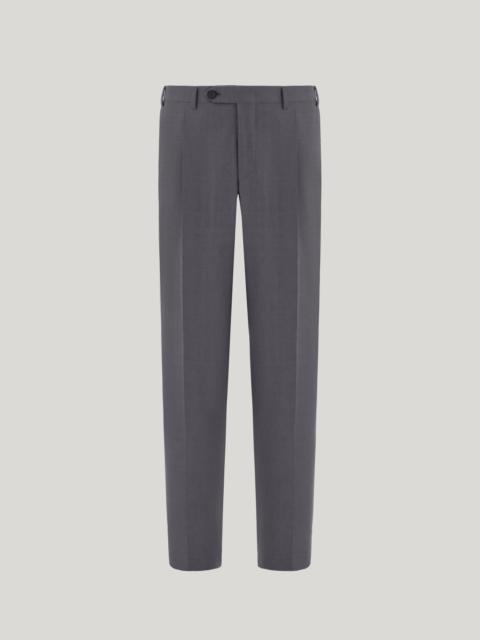 Canali LIGHT GRAY CANALI IMPECCABILE 150'S WOOL REGULAR-FIT PANTS