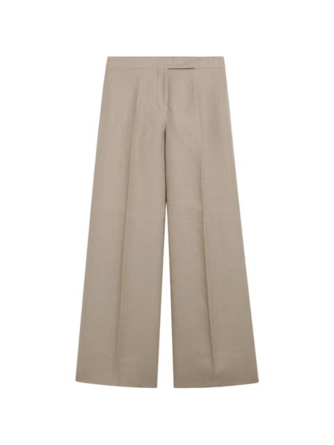 Max Mara pressed-crease wide-leg trousers