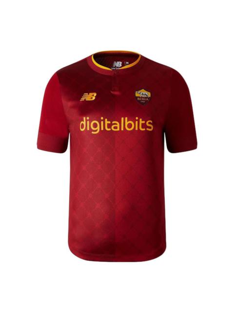 New Balance New Balance 22/23 As Roma Home Jersey 'Burgundy Yellow' MT231244-HME