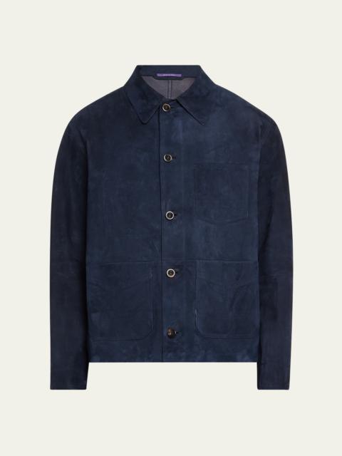 Ralph Lauren Men's Burnham Suede Jacket