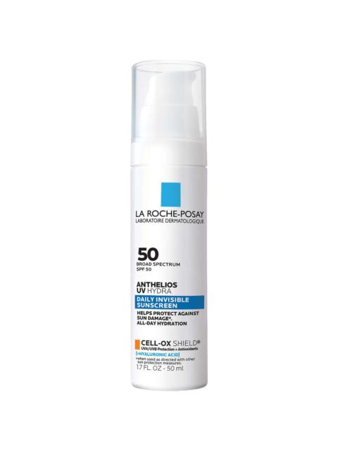 LA ROCHE-POSAY La Roche-Posay Anthelios UV Hydra Daily Invisible Sunscreen SPF 50 (1.7 fl.oz)