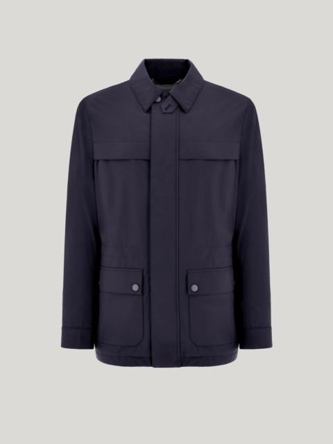 Canali CANALI NUVOLA MAESTRALE BLUE TECHNICAL FABRIC FIELD JACKET