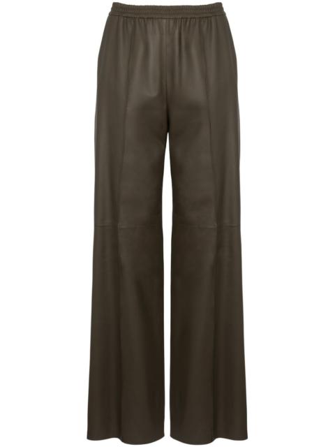 Yves Salomon leather trousers
