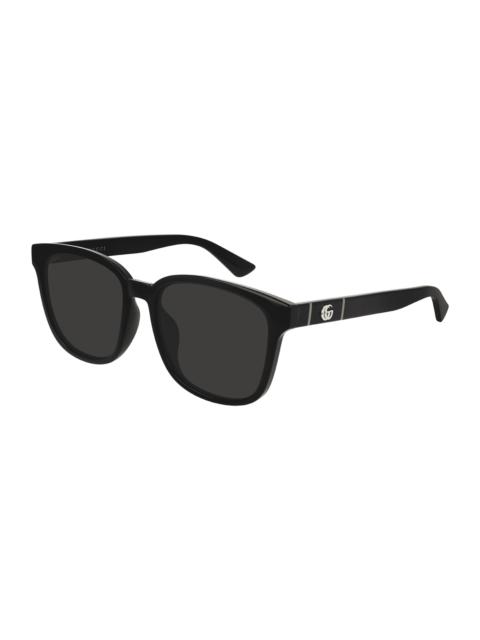 Men's Square Solid Injection Sunglasses