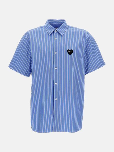 Comme des Garçons PLAY Short-Sleeve Striped Shirt