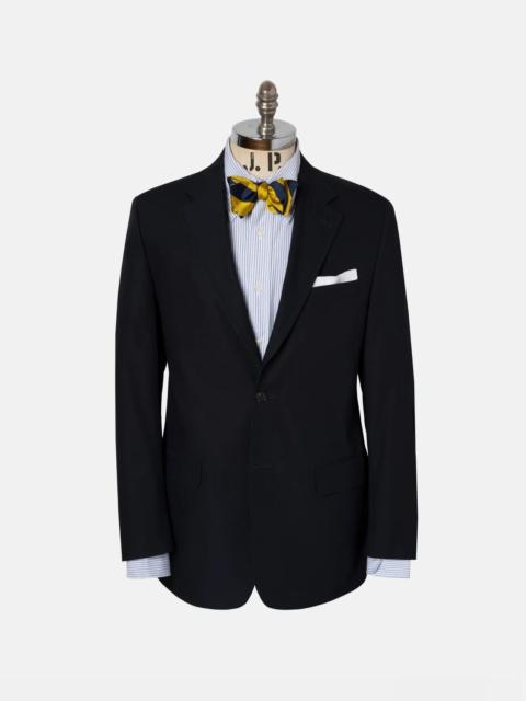 J. PRESS MADE-IN-CANADA SOLID NAVY COTTON POPLIN SUIT
