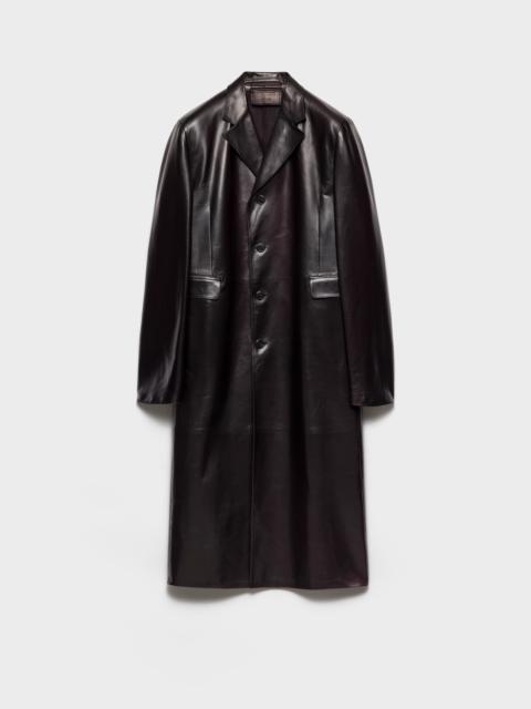 Prada Nappa leather coat