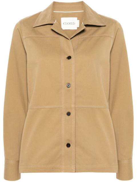 CLOSED panelled twill shirt jacket
