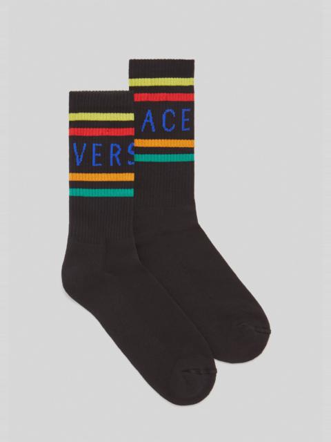 VERSACE Logo Socks