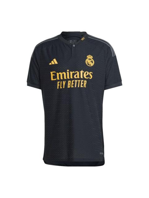 adidas adidas Real Madrid 23/24 Third Authentic Jersey 'Black' IQ4923