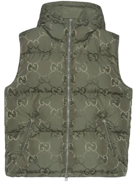 GUCCI GG logo-print padded vest