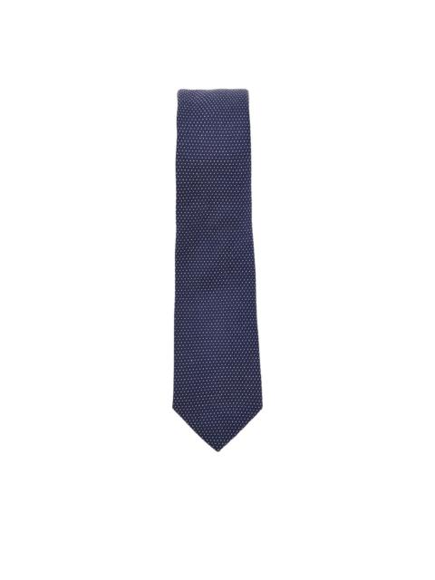 EMPORIO ARMANI polka-dot silk tie
