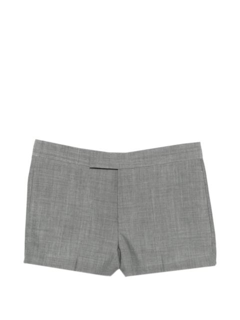 SAPIO slub-texture shorts