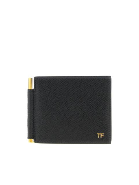 TOM FORD money clip logo wallet
