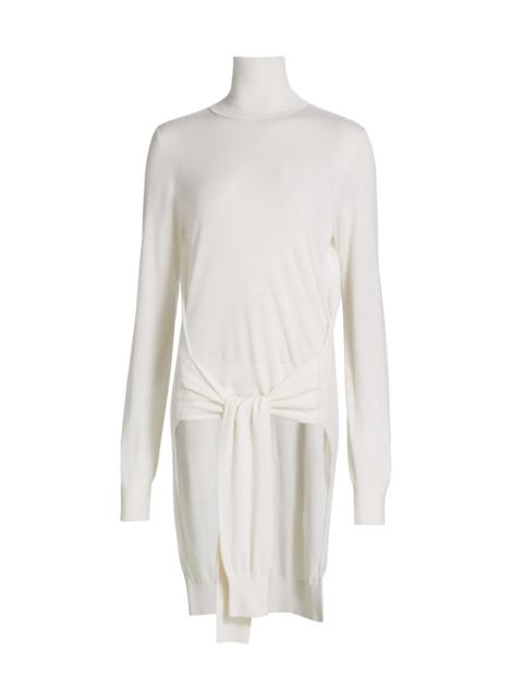 TOTEME Women's Double-Sleeve Wool-Silk Sweater - White