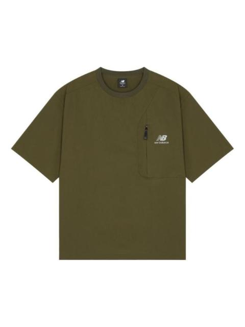 New Balance New Balance Fashion Style T-Shirt 'Dark Green' AMT22371-KAC