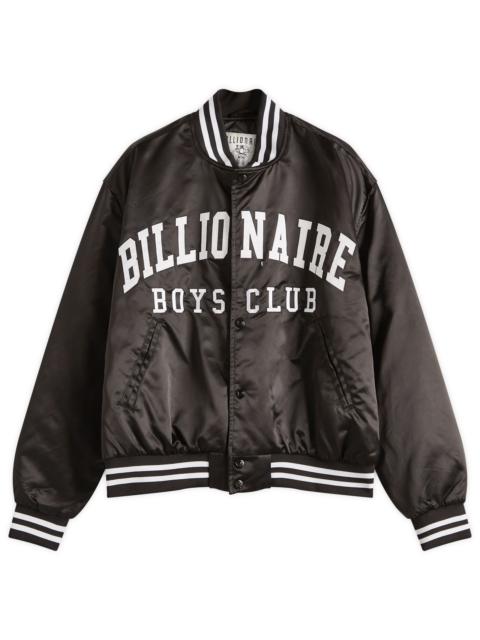 BILLIONAIRE BOYS CLUB Billionaire Boys Club College Satin Bomber Jacket