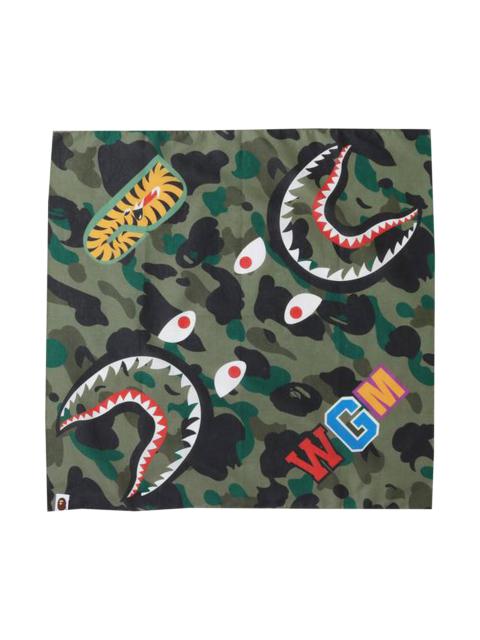 A BATHING APE® BAPE 1st Camo Shark Bandana 'Green'