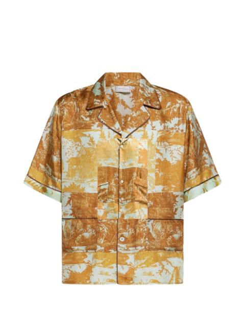 Pierre-Louis Mascia Aloe silk shirt