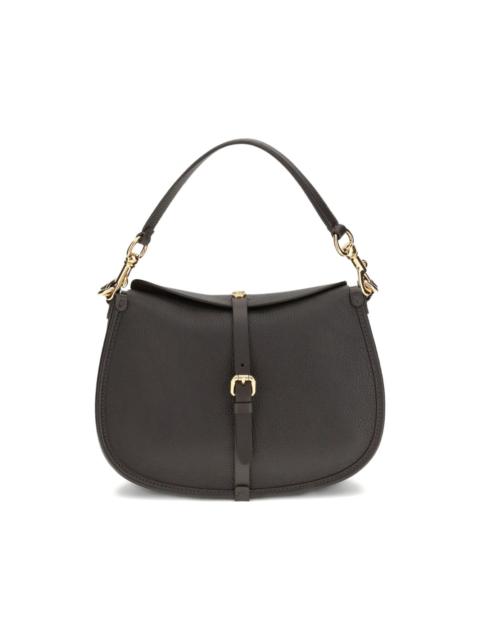 Etro medium buckle-fastening pebble-leather shoulder bag