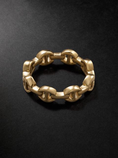 HOORSENBUHS® Dame Tri-Link 18-Karat Gold Pendant