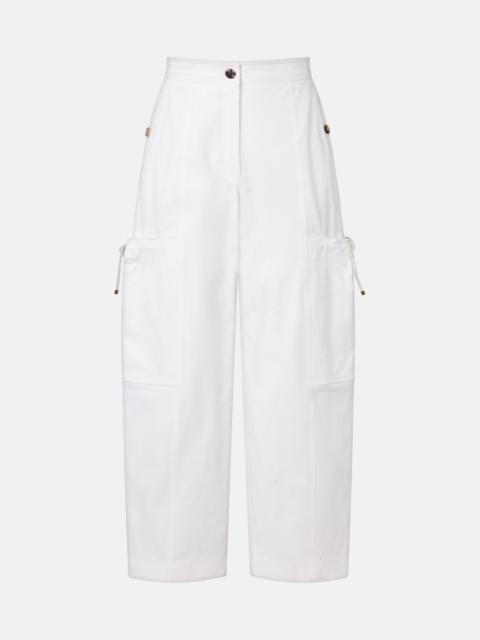Max Mara Lepre cotton wide-leg pants