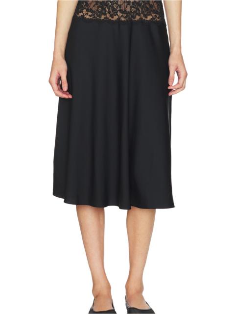 Frankies Bikinis Harper Satin Midi Skirt