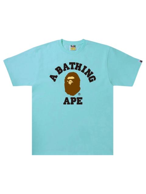 A BATHING APE® BAPE College Tee 'Blue/Sax'