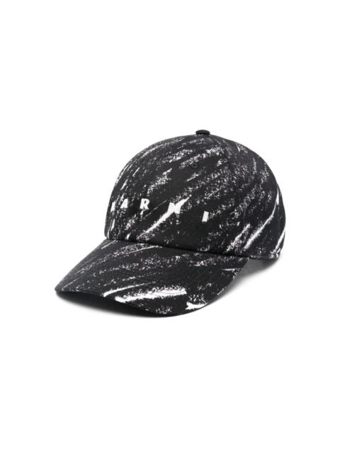 Marni crayon-print cap