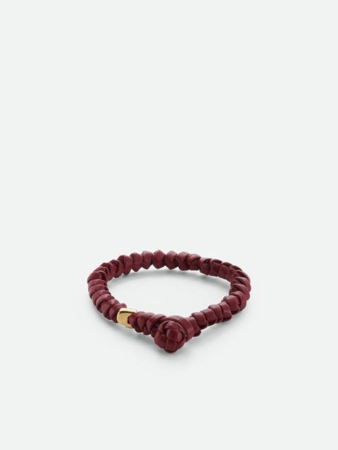 Bottega Veneta Knot Leather Bracelet