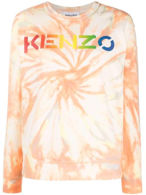 KENZO tie-dye organic-cotton sweatshirt