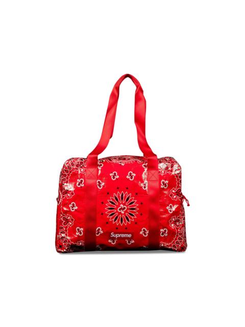 Supreme Supreme Bandana Tarp Small Duffle Bag 'Red'