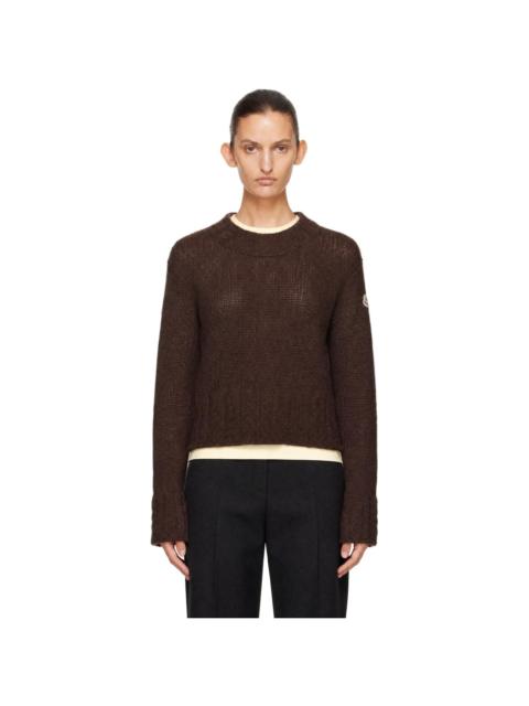 Moncler Brown Alpaca Blend Sweater