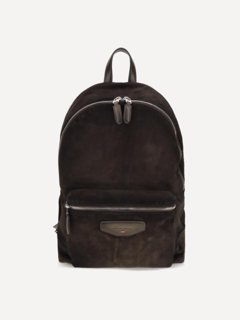 Santoni Suede Backpack