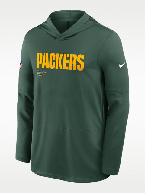 Green Bay Packers Pure Fury Sideline Men's Nike Dri-FIT NFL Long-Sleeve Hooded Top