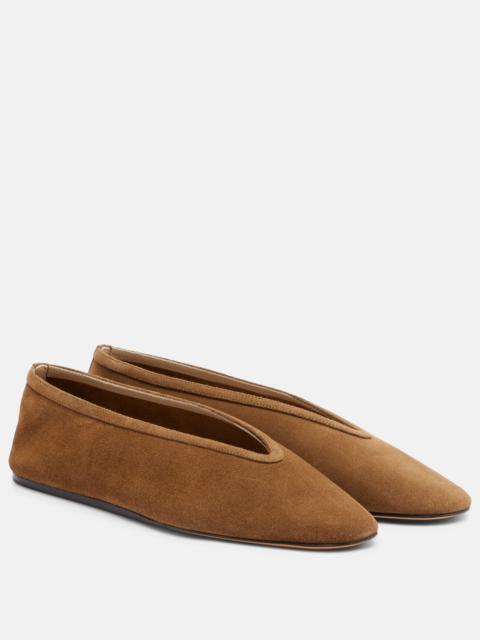 LE MONDE BÉRYL Luna suede ballet flats
