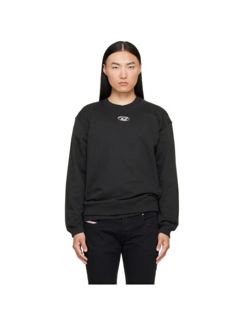 Diesel Black S-Norm-Iod Sweatshirt