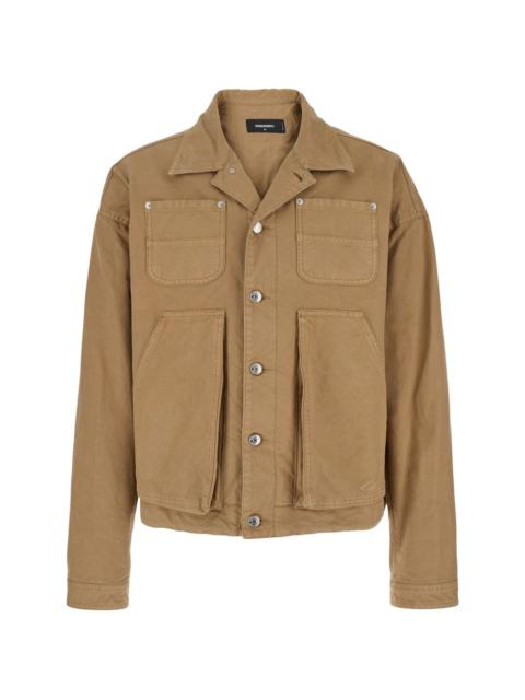 DSQUARED2 drop-shoulder jacket