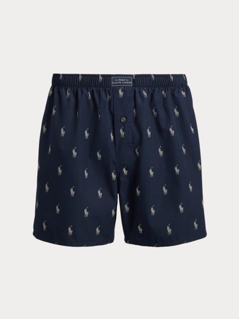 Polo Ralph Lauren Classic Woven Cotton Polo Pony Boxer
