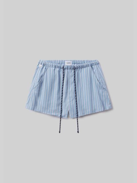 Citizens of Humanity Este Drawstring Short In Capri Stripe