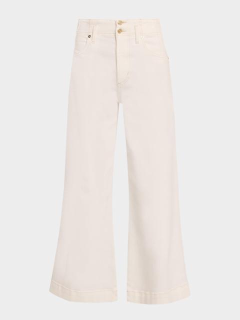 FRAME The Seamed Wide Trouser Crop Jeans