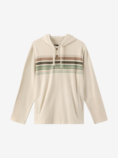 O'Neill Bavaro Block Striped Poncho Pullover Fleece