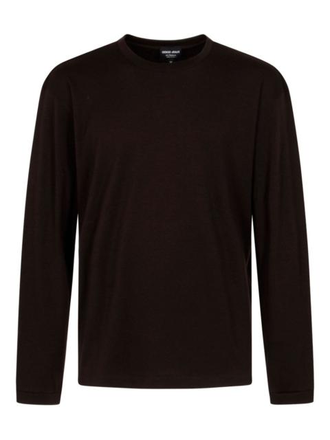 GIORGIO ARMANI crew-neck sweater
