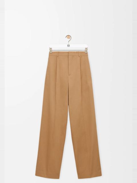 Loewe Wide leg trousers in cotton