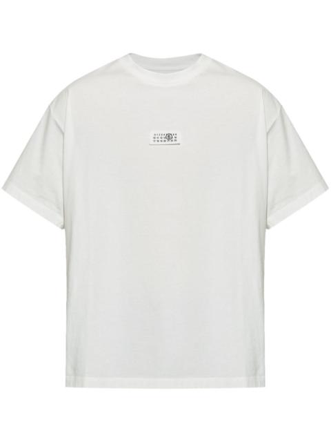 MM6 Maison Margiela numbers-motif T-shirt