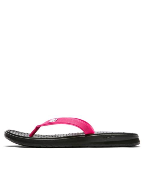 Nike (WMNS) Nike Solar Thong 'Black White Vivid Pink' 882699-001
