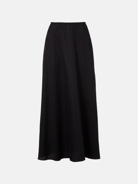 LESET Yoko cotton maxi skirt