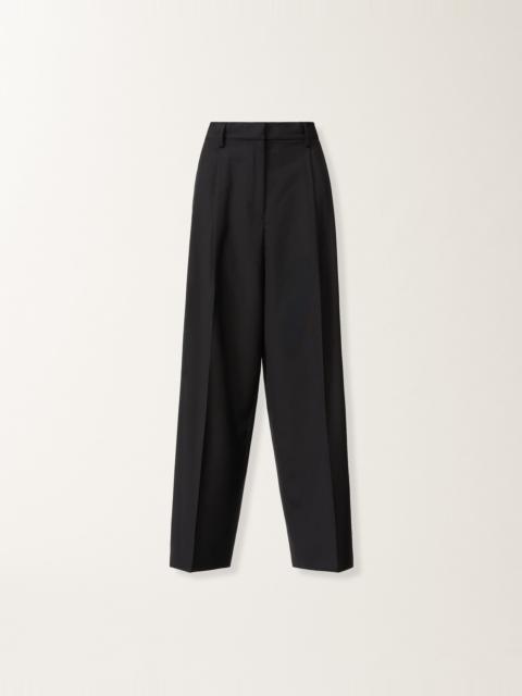 FABIANA FILIPPI Fluid techno-tailored pants in midnight blue