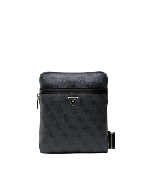 GUESS USA mini Milano logo-pattern messenger bag