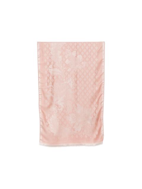 Etro jacquard-woven frayed scarf